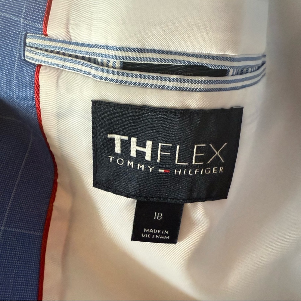 Tommy Hilfiger Blue Plaid Blazer - Picture 4 of 6